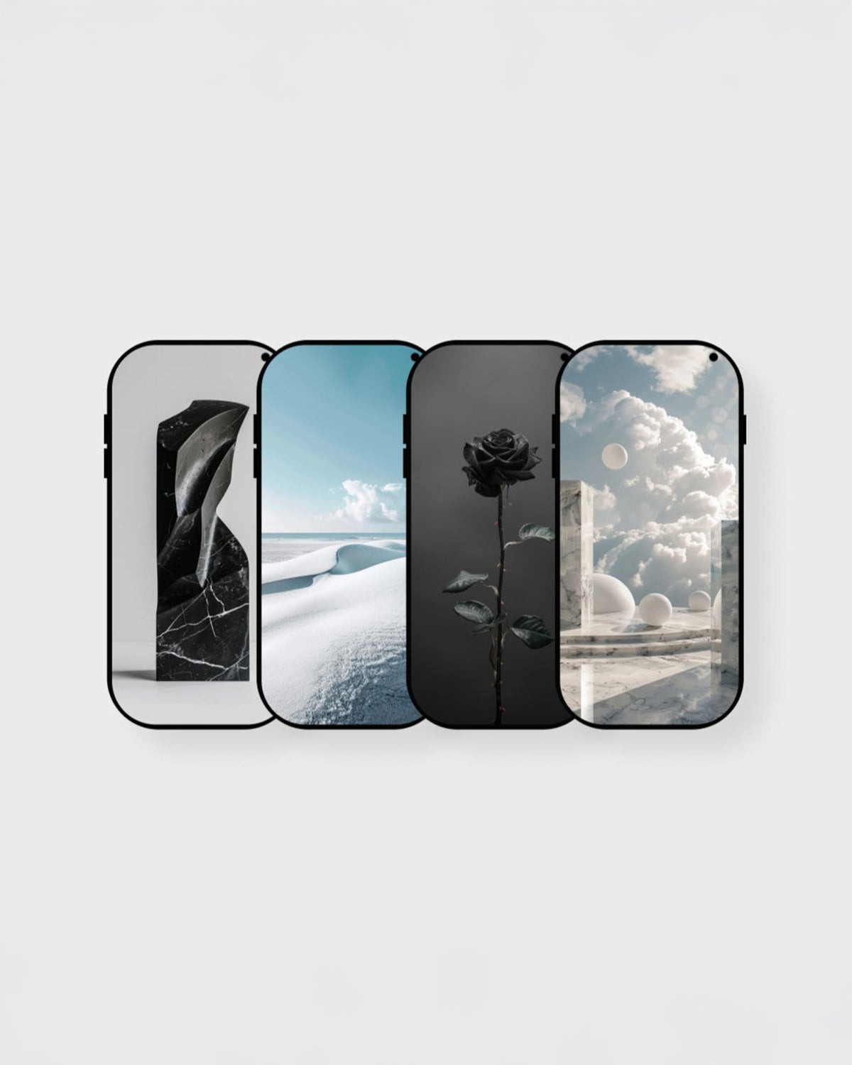 On Black Mobile background images